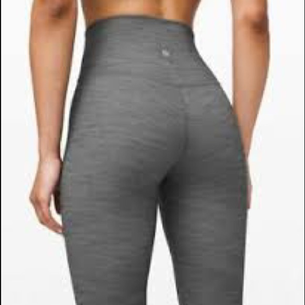 Lululemon Align Pant Mini Heathered Herringbone black/white